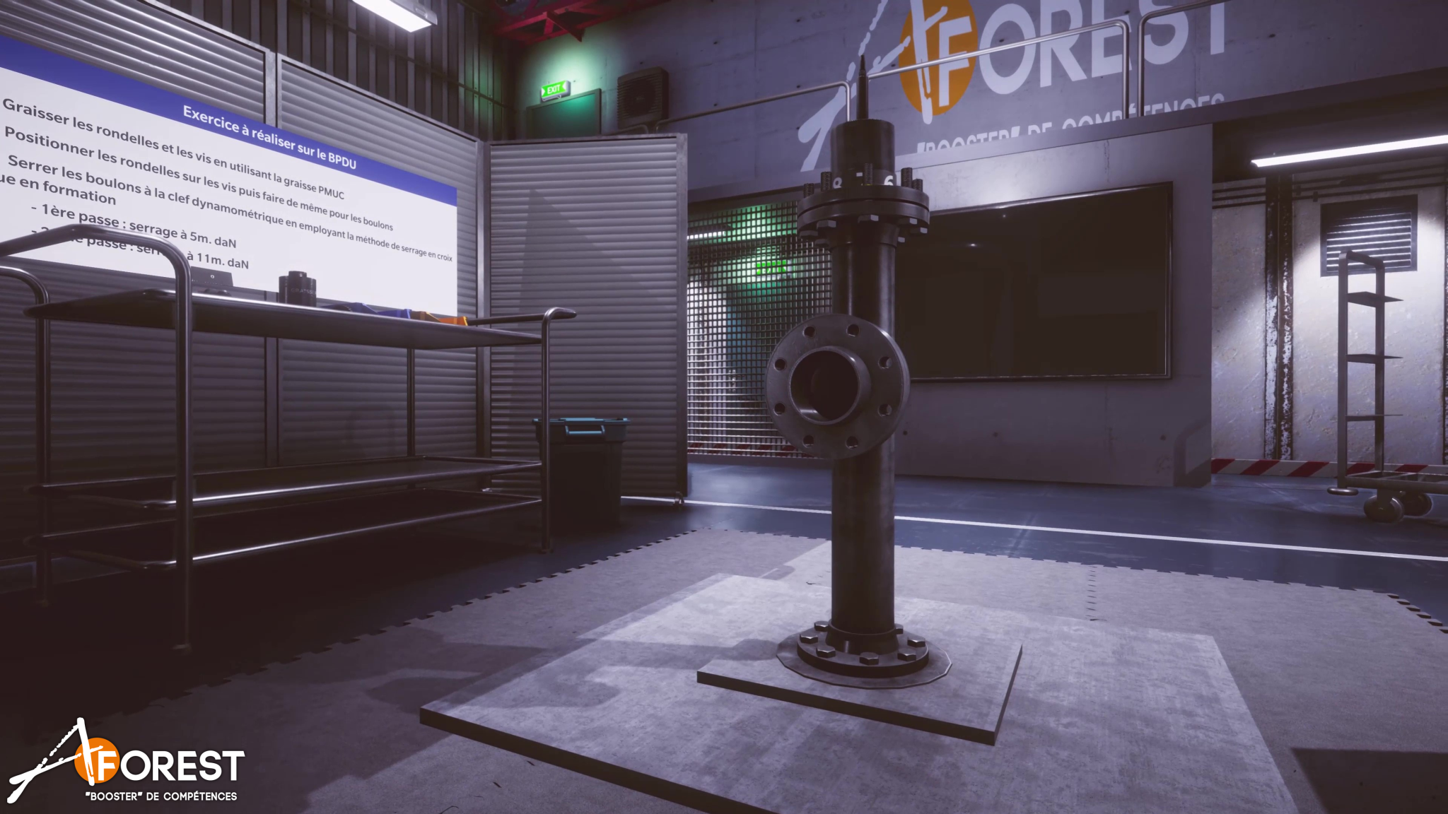 Formation réalité virtuelle assemblage boulonné